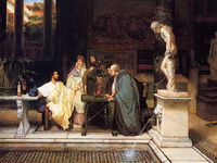 Римский меценат (Л. Альма-Тадема, 1868 г.)