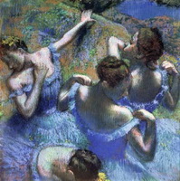 Танцовщицы в голубом (Эдгар Дэга)